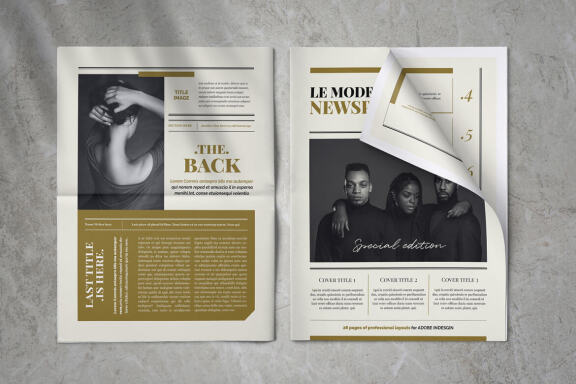 Newspaper Magazine Indesign Template