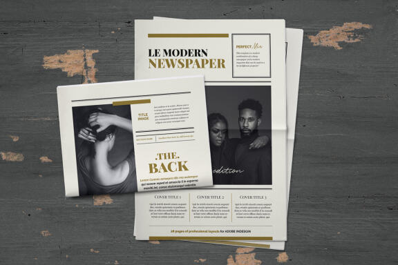 Newspaper Magazine Indesign Template