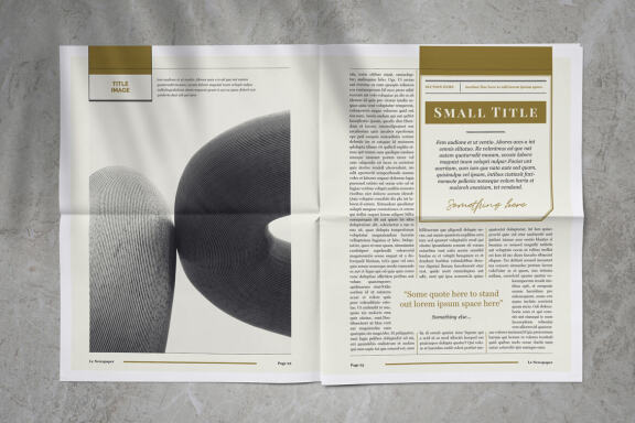 Newspaper Magazine Indesign Template