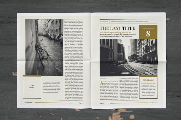 Newspaper Magazine Indesign Template