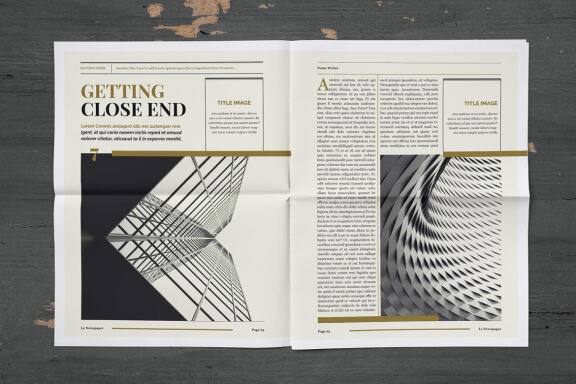 Newspaper Magazine Indesign Template