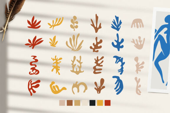 Henri Matiss Elements Stylization Bundle