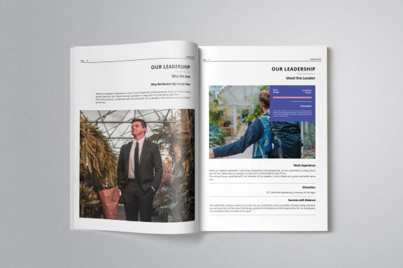 Business Project Proposal Indesign