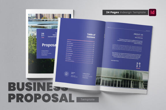 Business Project Proposal Indesign