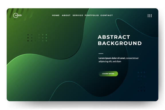 Abstract background Liquid color dark minimal design