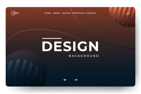 Abstract background Liquid color dark minimal design