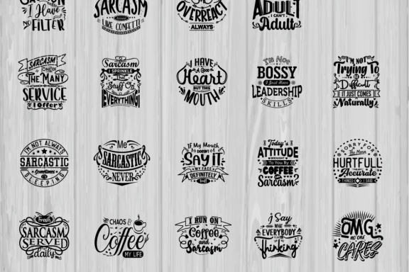 Sarcasm Quote Svg Bundle, Sarcastic Bundle Svg, Sarcastic SVG