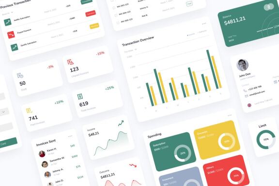 Bilpay - Invoicing Admin Dashboard Graphic