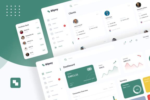 Bilpay - Invoicing Admin Dashboard Graphic