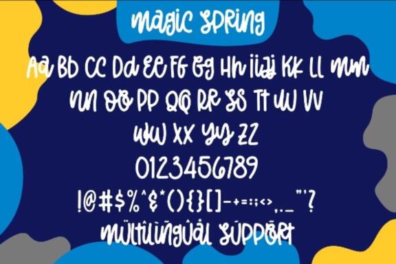 Magic Spring Funny Font