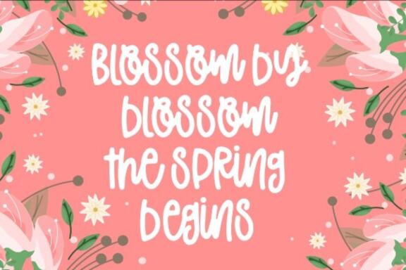 Magic Spring Funny Font