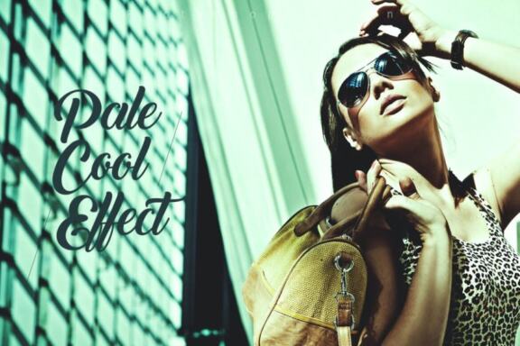 Pale Cool Effect Photoshop Action