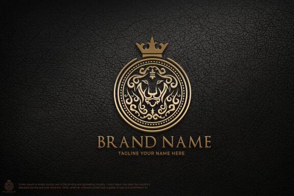 Ornamental Lion Head Logo