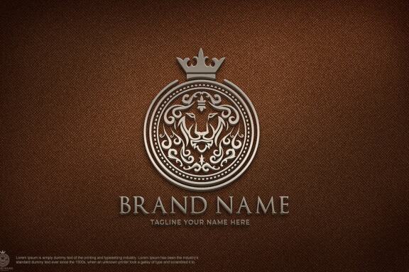 Ornamental Lion Head Logo