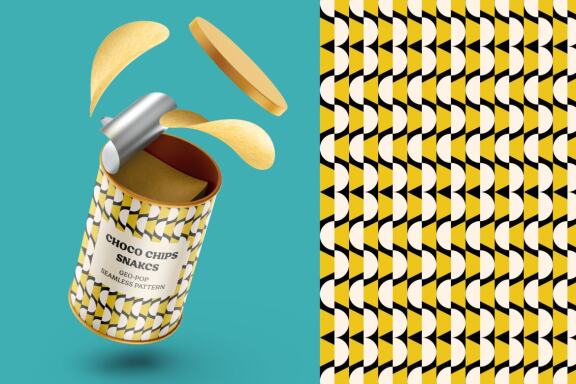 Geo-Pop 20 Seamless Pattern