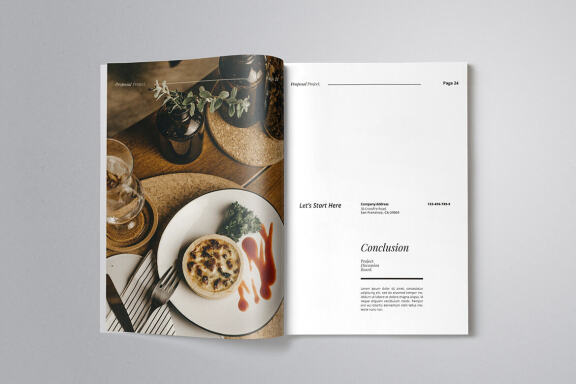 Neat and Elegant Proposal InDesign