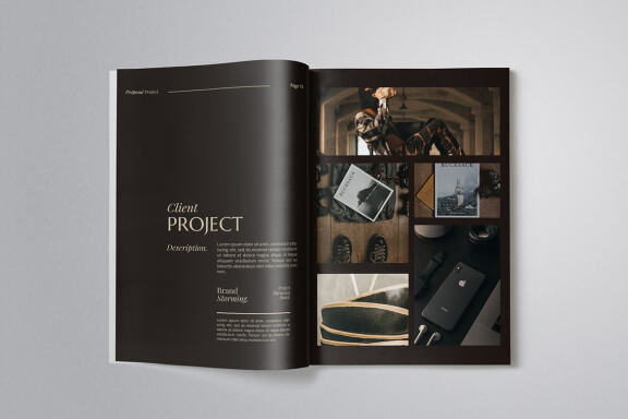 Neat and Elegant Proposal InDesign