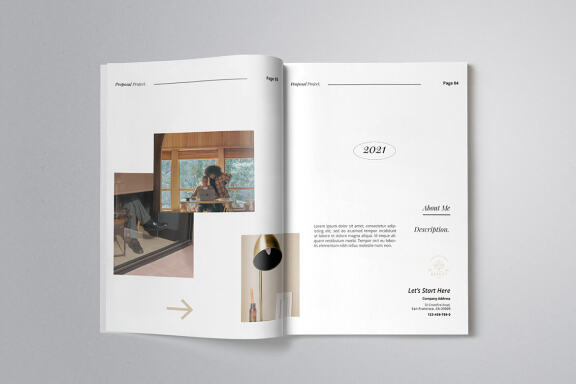 Neat and Elegant Proposal InDesign