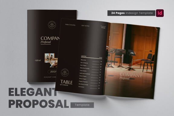 Neat and Elegant Proposal InDesign