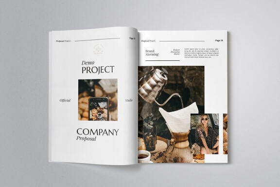Neat and Elegant Proposal InDesign
