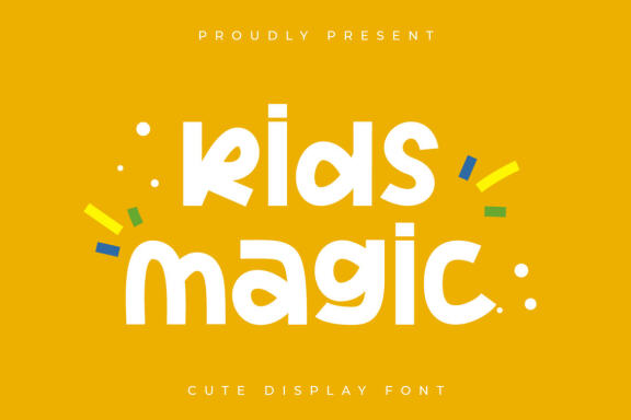 Kids Magic - Cute Display Font