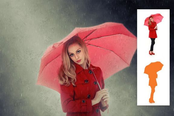 Rain Photoshop Action