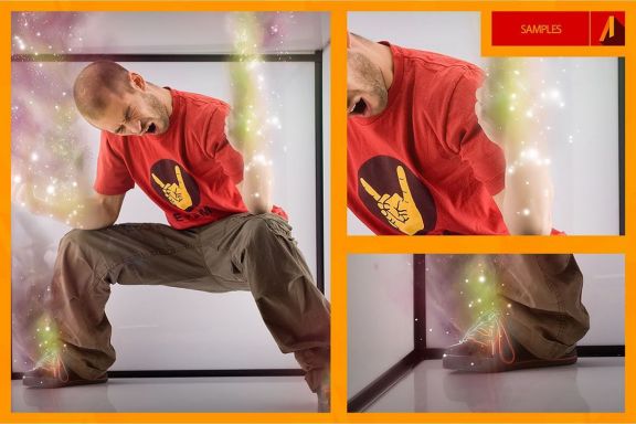 Glowing Stars Photoshop Action