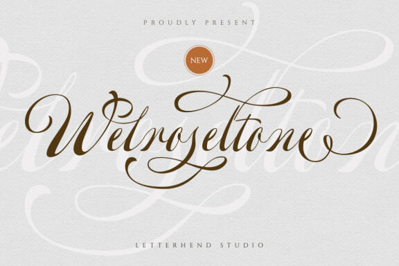 Welroseltone - Unique Script Font