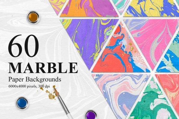 60 Marble Paper Backgrounds