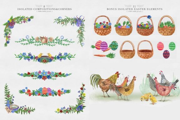 Cute Animals Watercolor Collection
