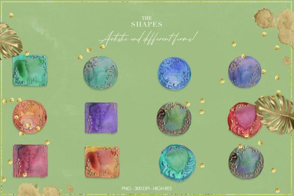 Tropical Watercolor Set