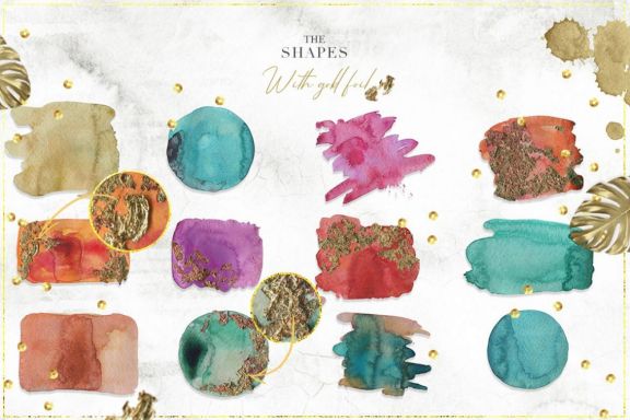 Tropical Watercolor Set