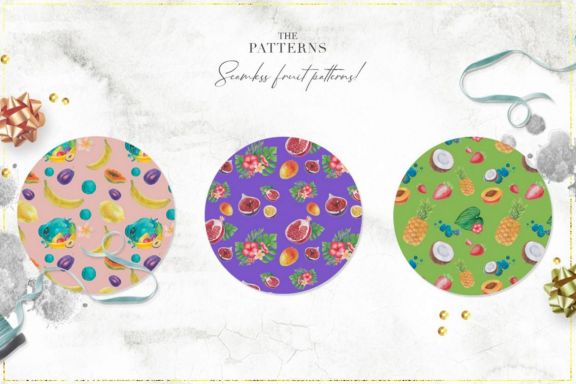 Tropical Watercolor Set