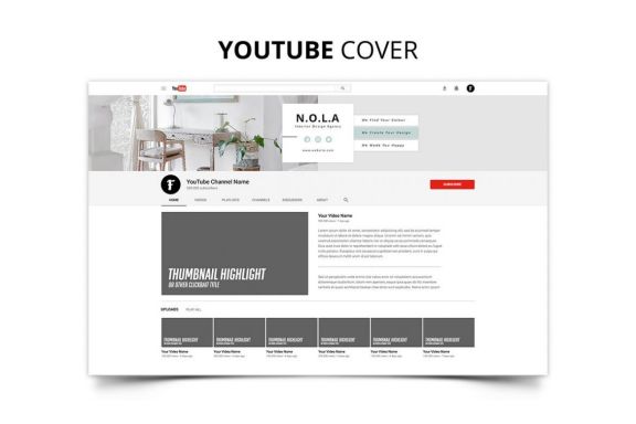 Nola Interior Design Social Media Kit