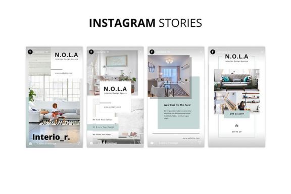 Nola Interior Design Social Media Kit