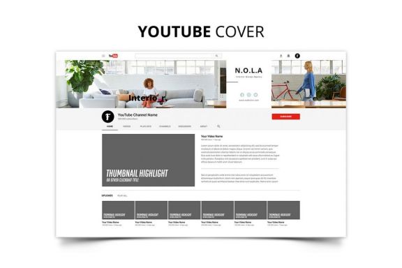 Nola Interior Design Social Media Kit