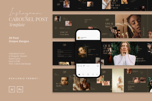 Beauty Instagram Carousel Post