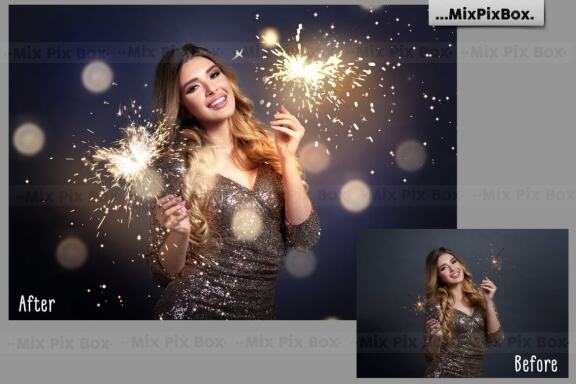 Sparkler Photo Overlays