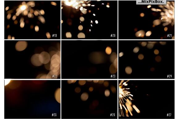 Sparkler Light Photo Overlays