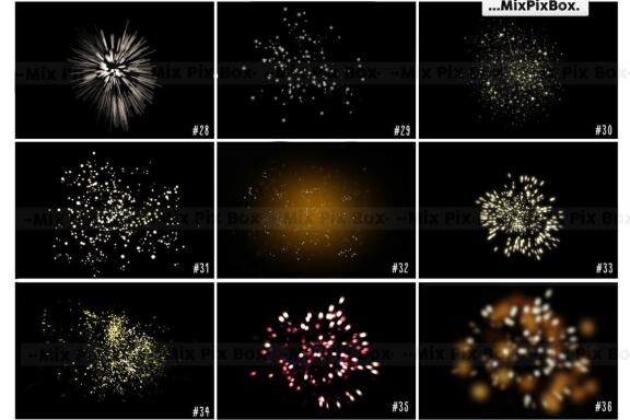 Sparkler Light Photo Overlays