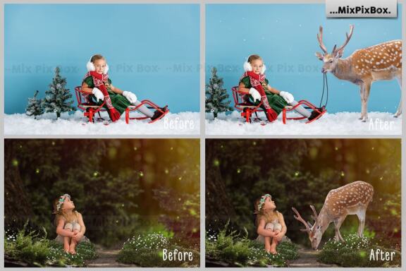 Deer Photo Overlays