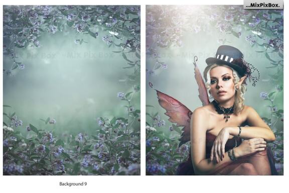 Mysterious Portrait Backgrounds