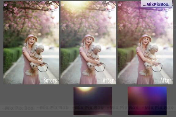 Summer Sun Haze Photo Overlays