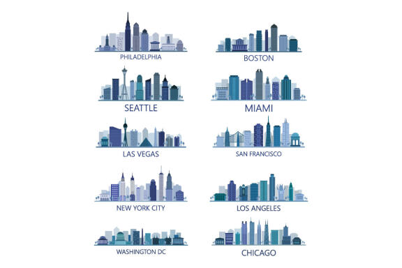 us city skyline