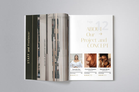 Modern Minimalist Proposal Indesign