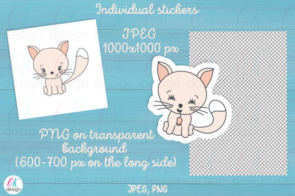 Funny Cats Printable Stickers