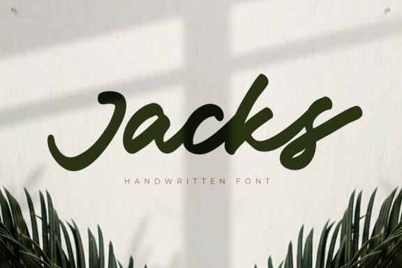 Jacks - Handwritten Font