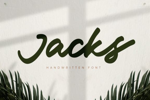 Jacks - Handwritten Font