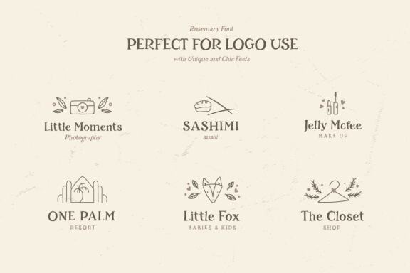 Rosemary - Hand-lettered Serif Font