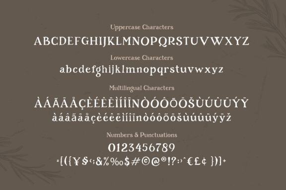 Rosemary - Hand-lettered Serif Font